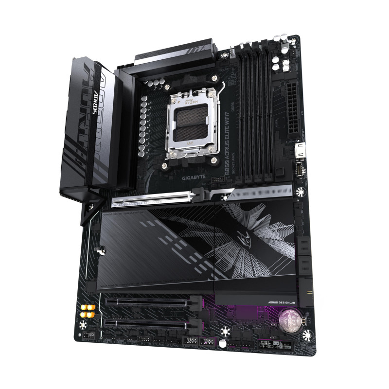 Gigabyte Материнська плата B850 A ELITE WF7 sAM5 B850 4xDDR5 M.2 Wi-Fi BT ATX