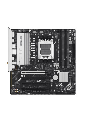 ASUS Материнська плата B850M MAX GAMING WIFI sAM5 B850 4xDDR5 M.2 HDMI DP WiFi BT mATX