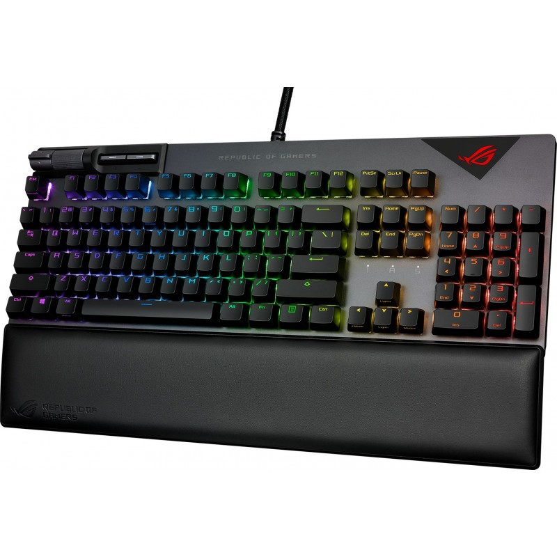 ASUS Клавіатура ROG Strix Flare II LED 104key NX Red USB US Black/Grey