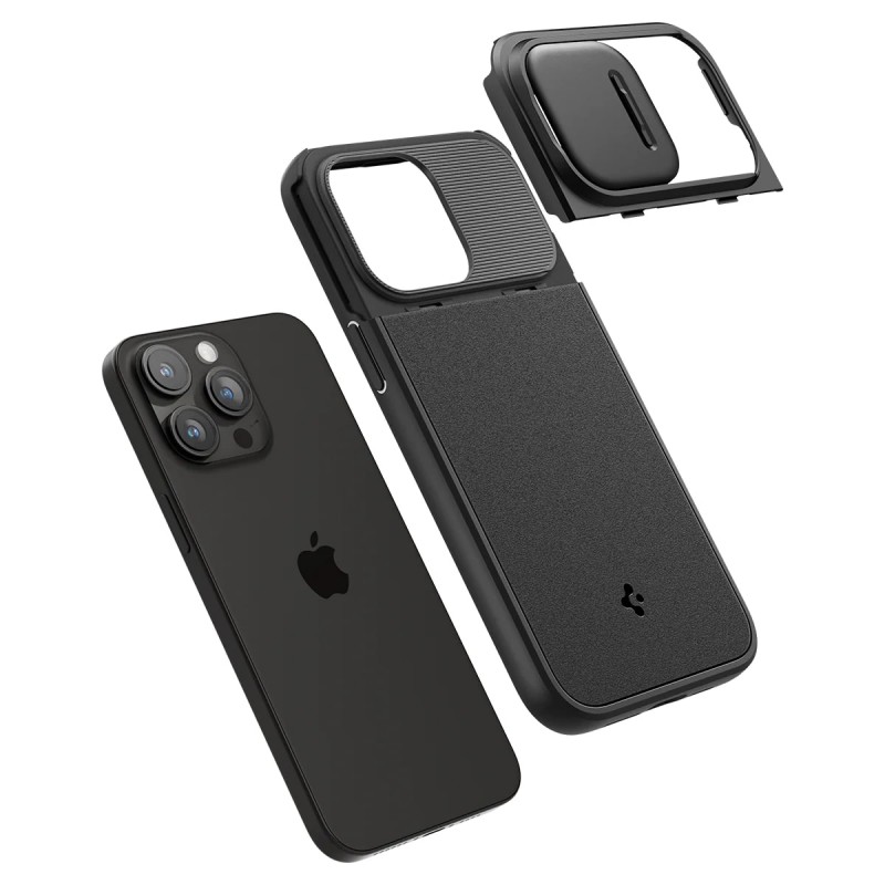 Spigen Чохол для Apple iPhone 15 Pro Max Optik Armor MagFit, Black