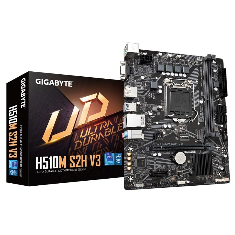 Gigabyte Материнська плата H510M S2H V3 s1200 H470 2xDDR4 HDMI DP mATX