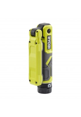 Ryobi Ліхтар інспекційний акумуляторний USB Lithium RLI4-120G, 4В, 2А·рік, 650лм, 3 режими, магніт, затискач 0.17кг