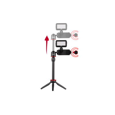 2E Мікрофон з триподом для мобільних пристроїв MM011 Vlog KIT, 3.5mm