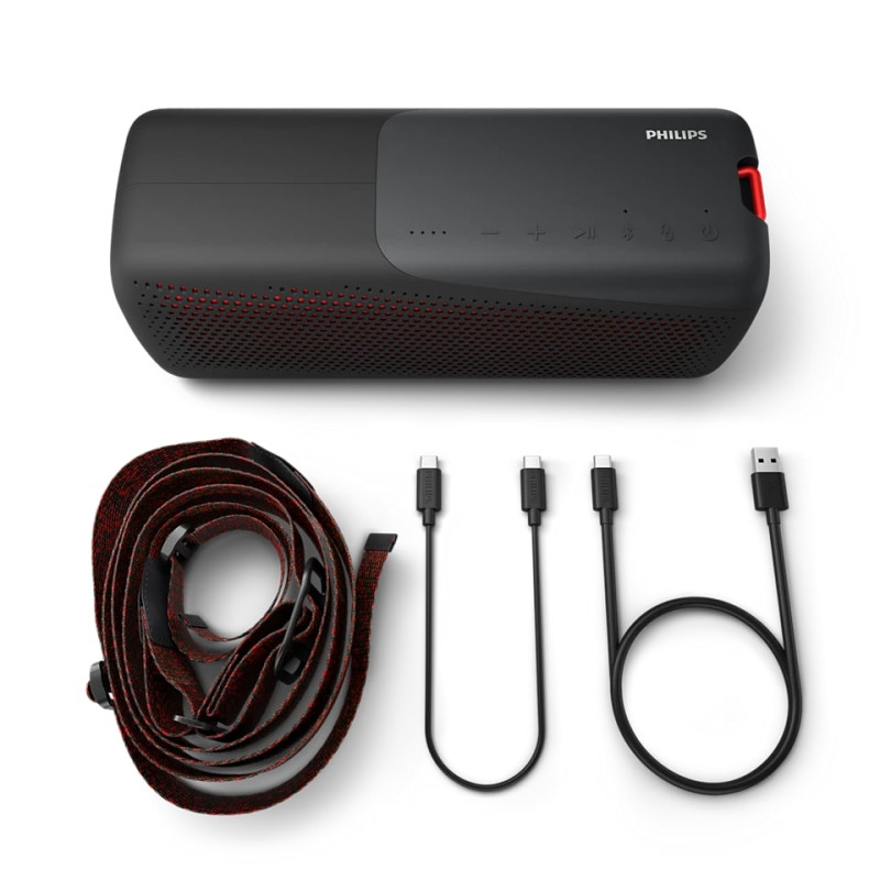 Philips Акустична система TAS7807B 40W, IP67, TWS, Powerbank, Wireless