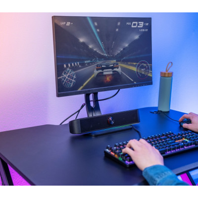 Trust Акустична система GXT 619 Thorne Саундбар, USB/AUX, RGB, чорний Trust Акустична система GXT 619 Thorne Саундбар, USB/AUX, RGB, чорний