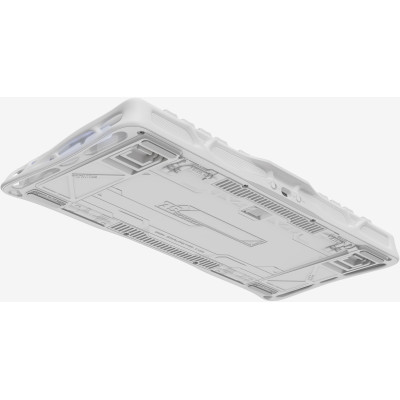 GravaStar Клавіатура механічна Mercury K1 80keys, GravaStar x Kailh Cheery Pink, EN/UKR, BT/WL/USB, білий
