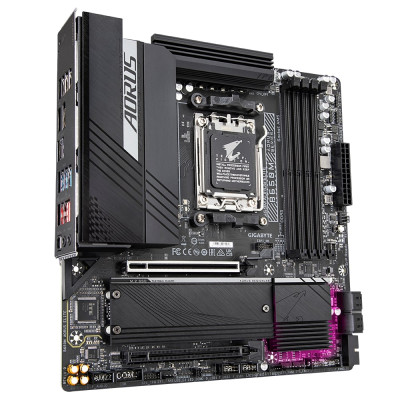 Gigabyte Материнська плата B650M AORUS ELITE sAM5 B650 4xDDR5 M.2 HDMI DP mATX