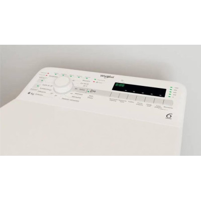 Whirlpool Пральна машина вертикальна, 6кг, 1000, C, 60см, дисплей, білий Whirlpool Пральна машина вертикальна, 6кг, 1000, C, 60см, дисплей, білий