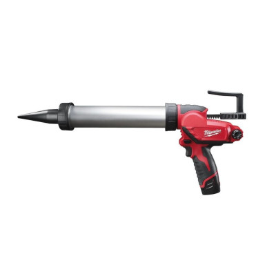 Milwaukee Пістолет для герметика акумуляторний MILWAUKEE, M12 PCG/600A-0 12В 600мл 1790Нм 1.9кг без АКБ та ЗП