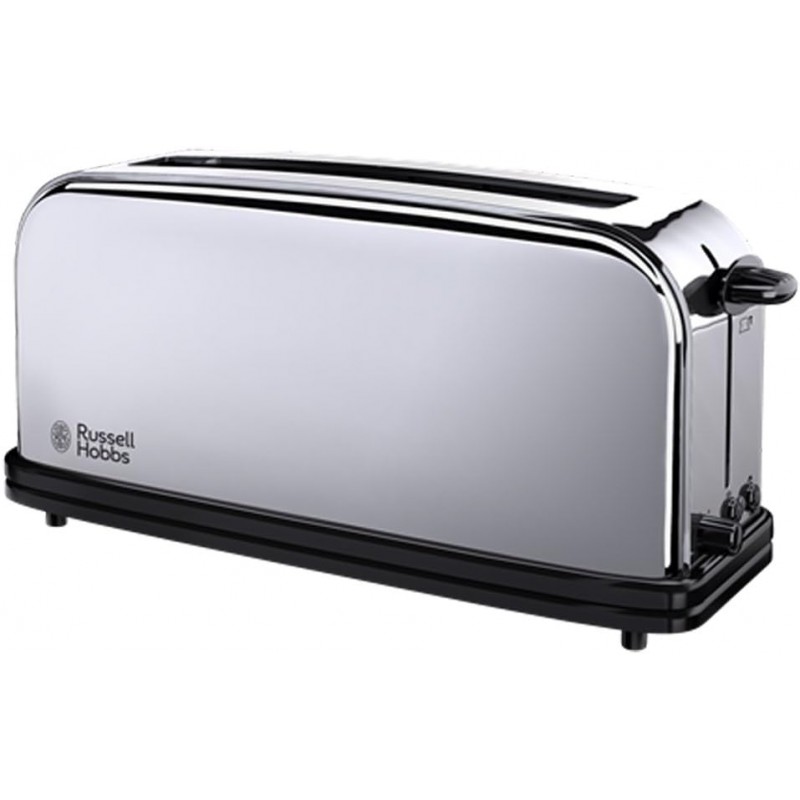 Russell Hobbs Тостер Chester, 1000Вт, метал, довгі слоти, сріблястий