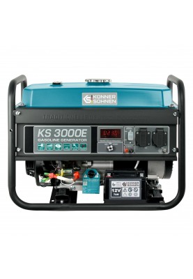 Könner & Söhnen Генератор бензиновий KS 3000E, 230В, 3.0кВт, електростартер, 46.1кг