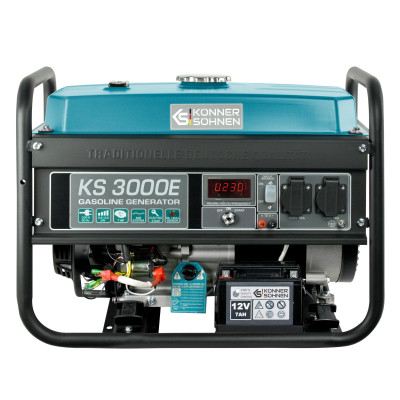 Könner & Söhnen Генератор бензиновий KS 3000E, 230В, 3.0кВт, електростартер, 46.1кг