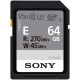 Sony Карта пам'яті SDXC 64GB C10 UHS-II U3 V30 R270/W45MB/s