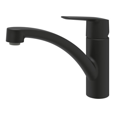 Grohe Змішувач для кухні Start, довж.виливу - 226мм, поворотний, 1важіль, чорний
