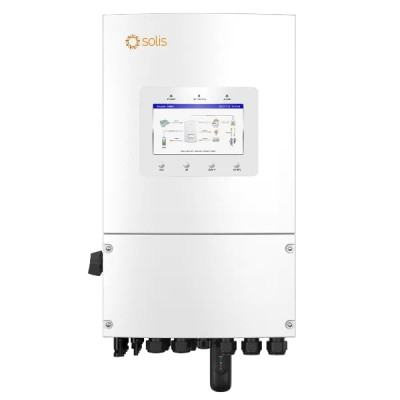 Solis Гібридний інвертор однофазний S6 6кВт, 2xMPPT, DC, для LV Batteries