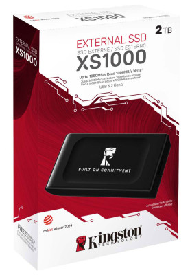 Kingston Портативний SSD Kingston 2TB USB 3.2 Gen 2 Type-C XS1000