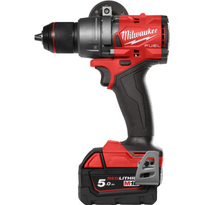 Milwaukee Набір із двох акумуляторних інструментів Milwaukee M18 M18FPP2A3-502X шурупокрут-дриль M18 FPD3-0X гвинтоверт ударний M18 FID3-0X акб М18 1х5А·год ЗП M12-18FC TURBO кейс