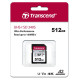 Transcend Карта пам'яті  SD 512GB C10 UHS-I U3 A2 R160/W90MB/s 4K
