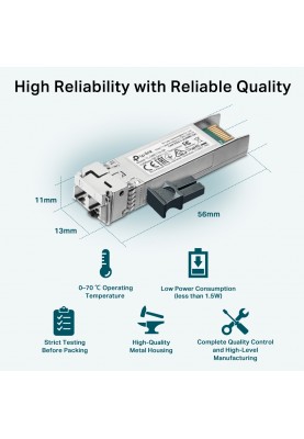 TP-Link Модуль TL-SM5110-SR 10G SFP+ MM 300m LC