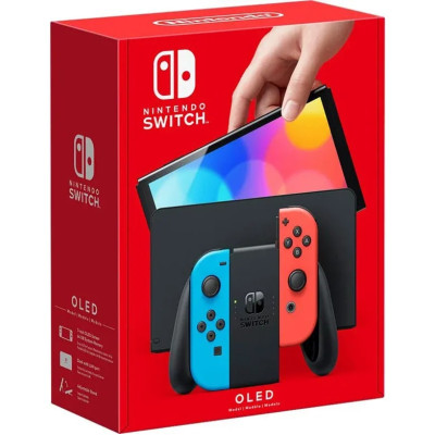 Nintendo Ігрова консоль Switch OLED (червоний та синій)