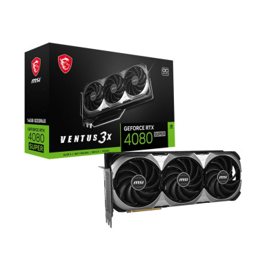 MSI Відеокарта GeForce RTX 4080 SUPER 16GB GDDR6X VENTUS 3X OC