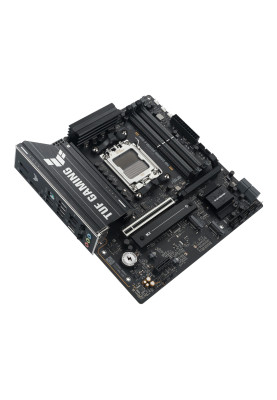 ASUS Материнська плата TUF GAMING B850M-E WIFI sAM5 B850 4xDDR5 M.2 HDMI DP WiFi BT mATX