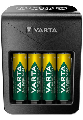 VARTA Зарядний пристрій Varta Lcd Plug Charger 4хNI MH AA2600 мА•рік