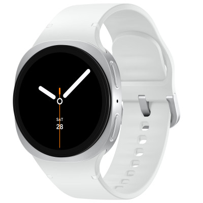 Samsung Смарт-часи Galaxy Watch 8 40мм (L320) 1.34", 438x438, sAMOLED, BT 5.3, NFC, 2/32ГБ, сріблястий