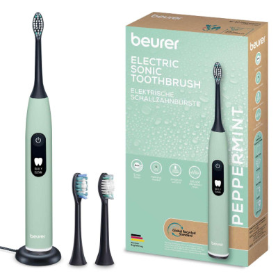 Beurer Щітка зубна електр. Beurer, Peppermint GP, 80т. колив/хв, насадок-2, 5 режимів , м`ятний