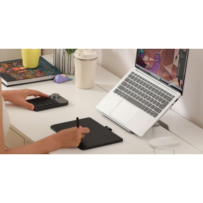 Huion Графічний планшет 6.3"x3,9" Inspiroy Frego S, BT, USB-C, чорний Huion Графічний планшет 6.3"x3,9" Inspiroy Frego S, BT, USB-C, чорний
