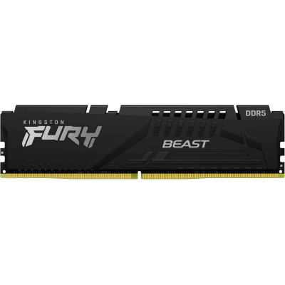 Kingston Пам'ять ПК Kingston DDR5 8GB 6000 FURY Beast Black EXPO Kingston Пам'ять ПК Kingston DDR5 8GB 6000 FURY Beast Black EXPO