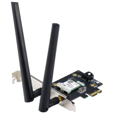 ASUS WiFi-адаптер PCE-AX1800 Bluetooth 5.2 PCI Express WPA3 MU-MIMO OFDMA