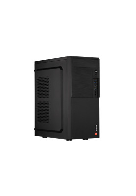 2E Корпус Alfa E1903U-400 з БЖ 2E ATX400W, 2xUSB3.0, 1xUSB2.0, VGA 320мм, ATX, чорний