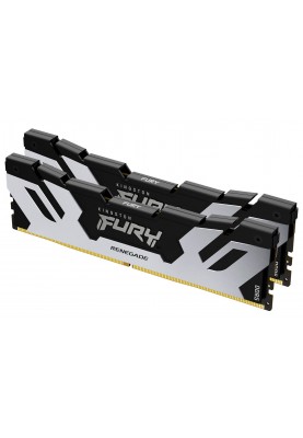 Kingston Пам'ять ПК DDR5 32GB KIT (16GBx2) 6000 FURY Renegade Срібний