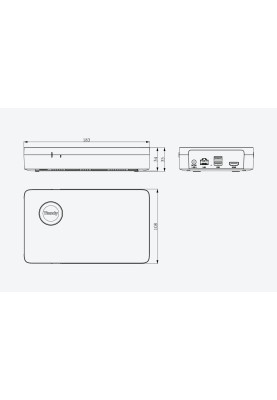 Tiandy Відеореєстратор TC-R3105 Spec:I/B/L/S, 5ch, 1HDD