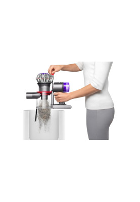 Dyson Пилосос безпровідний SV25 V8 Advanced 425Вт, конт пил -0.54л, автон. робота до 40хв, турборежим, сіро-фіолетовий
