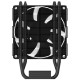 Zalman Процесорний кулер CNPS4XBLACKV2, LGA1851, 1700, AM5, AM4, 4pin, PWM, TDP150W, чорний