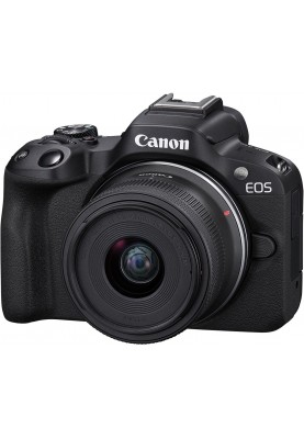 Canon Цифрова фотокамера EOS R50 + RF-S 18-45 IS STM + RF-S 55-210 IS STM Black