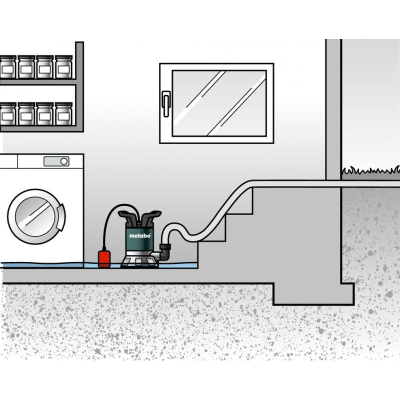 Metabo Насос погружний для чистої води TP 7500 SI, 300Вт, 7500л/г