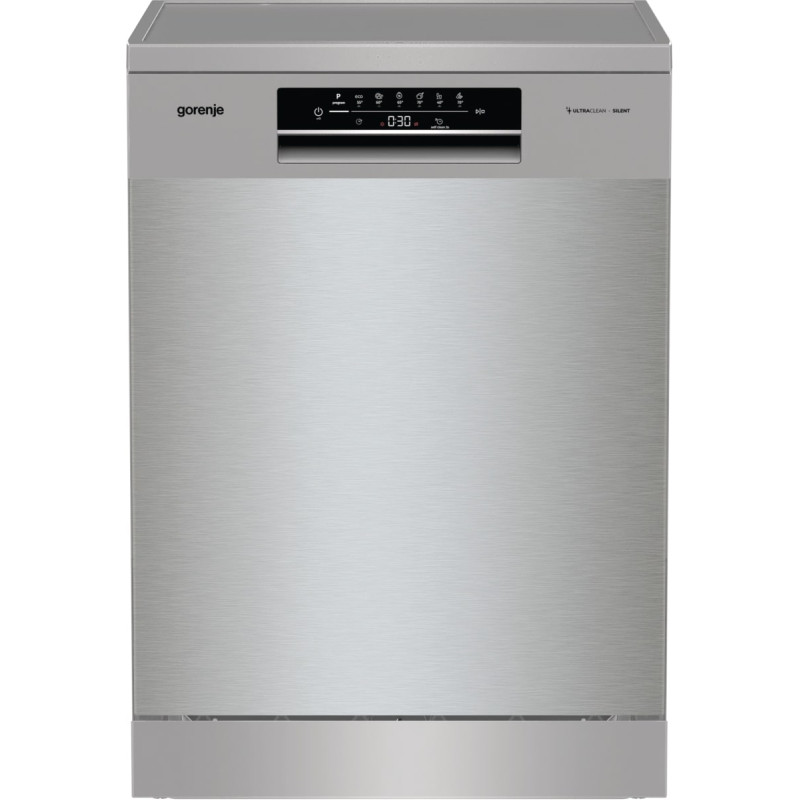 Gorenje Посудомийна машина, 16компл., A++, 60см, дисплей, 3 кошика, AquaStop, сірий