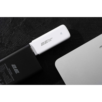 2E Мобільний маршрутизатор PowerLink (MiFi-1 2024) LTE, Wi-Fi4, 1xUSB, 1xCRC9 білий