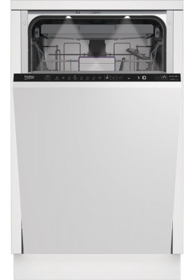 Beko Посудомийна машина вбудована, 11компл., A+++, 45см, дисплей, білий