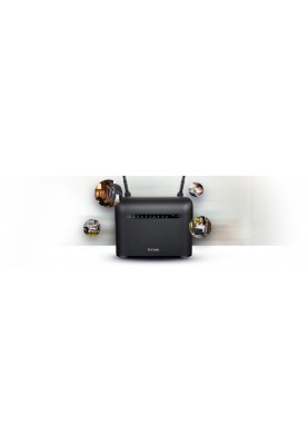 D-Link Маршрутизатор DWR-953V2 AC1200, 4G/LTE, 4xGE LAN, 1xGE WAN, слот для SIM-картки
