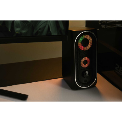 2E Акустична система PCS234 RGB, 2.0, USB, Black