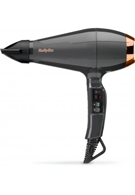 BaByliss Фен Air Pro, 2200Вт, 2 режими, дифузор, іоніз-я, хол. обдув, чорний