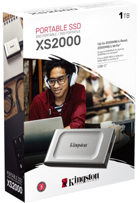 Kingston Портативний SSD Kingston 1TB USB 3.2 Gen 2x2 Type-C XS2000