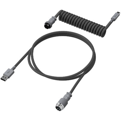 HyperX Кабель USB-A - USB-C спіральний, 1.37м Grey