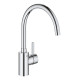 Grohe Змішувач для кухні Via Cosmo, довж.виливу - 224мм, поворотний, 1важіль, хром
