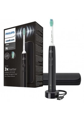 Philips Щітка зубна електр. Sonicare Gemini 3100, 31т. колів/хв, насадок-1, футляр, чорний