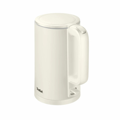 Tefal Електрочайник Thermo Protect, 1.5л, пластик, нержавіюча сталь, світло-бежевий